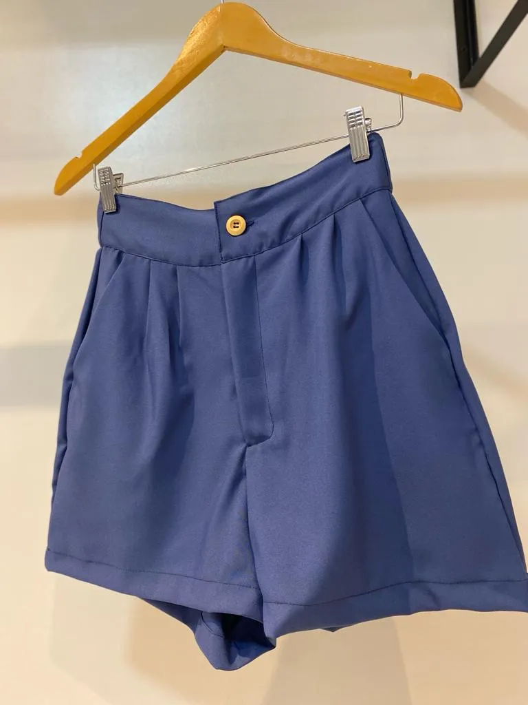 SHORT ALF CREPE BARBIE DET BOT MADEIRA