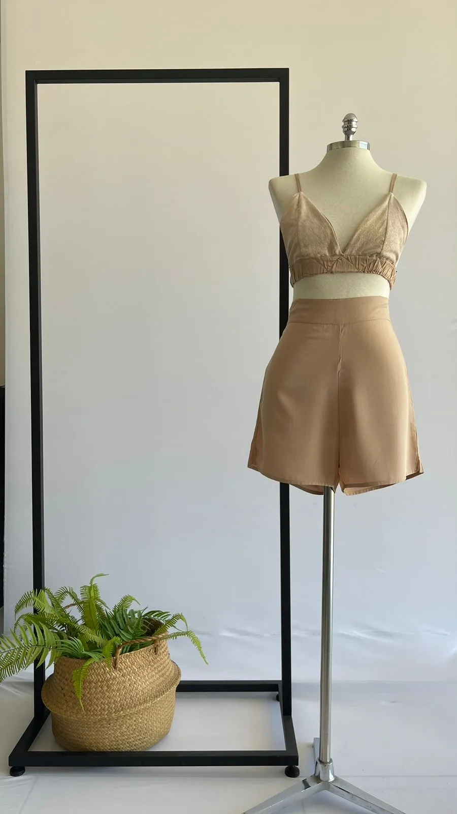 SHORT VISCOSE ZIPPER